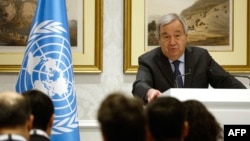 BMG-niň Baş sekretary Antonio Guterreş