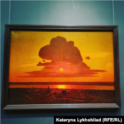 Картина Архипа Куїнджі «Червоний захід сонця на Дніпрі» в Metropolitan Museum of Art у Нью-Йорку