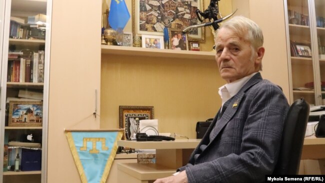 Мустафа Джемілєв, лідер кримськотатарського народу. Київ, 7 листопада 2023 року