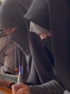 Girls in learning Kur'an in Kabul/Kandahar, Afghanistan, since schools and universities are forbbiden by Talibans.March 2023.