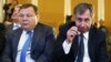 Magnații ruși Mikhail Fridman (stânga) și Petr Aven vor fi scoși de pe lista de sancțiuni a UE. 