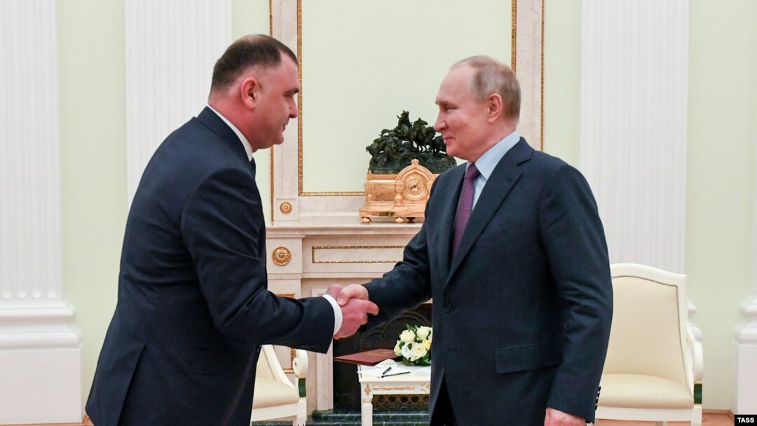 Алан Гаглоев и Владимир Путин, 16 марта 2023 года
