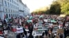 Собир за поддршка на Палестинците во Лондон, полицијата на готовс 