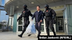 South Korean cryptocurrency entrepreneur Hyeong Do Kwon leaves prison in Montenegro after being sentenced in March. (file photo)