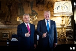 Viktor Orban dhe Donald Trump - fotografi nga arkivi