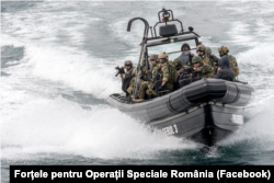 Forțele pentru Operații Speciale ale Marinei în timpul unui exercițiu.