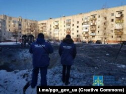 Последствия ракетной атаки на украинский город Шостка, Сумская область, 13 января 2024 года