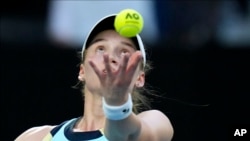 Елена Рыбакина Australian Open жарысында. 16 қаңтар 2024 жыл. 