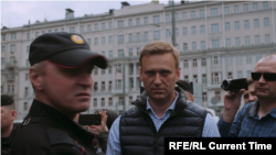 Aleksei Navalny gjatë një fushate më 2018. 