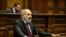 Armenian Prime Minister Nikol Pashinian addressing parliament (file photo)