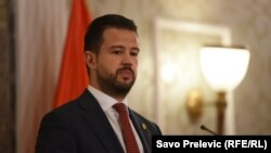 Milatović poslije sastanka sa učesnicima prijevremenih parlamentarnih izbora, 29. maj