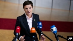 Српската премиерка Ана Брнабиќ 