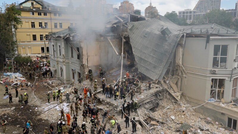 Ukraine Mourns After Deadly Russian Attacks Hit Children's Hospital, Other Civilian Targets