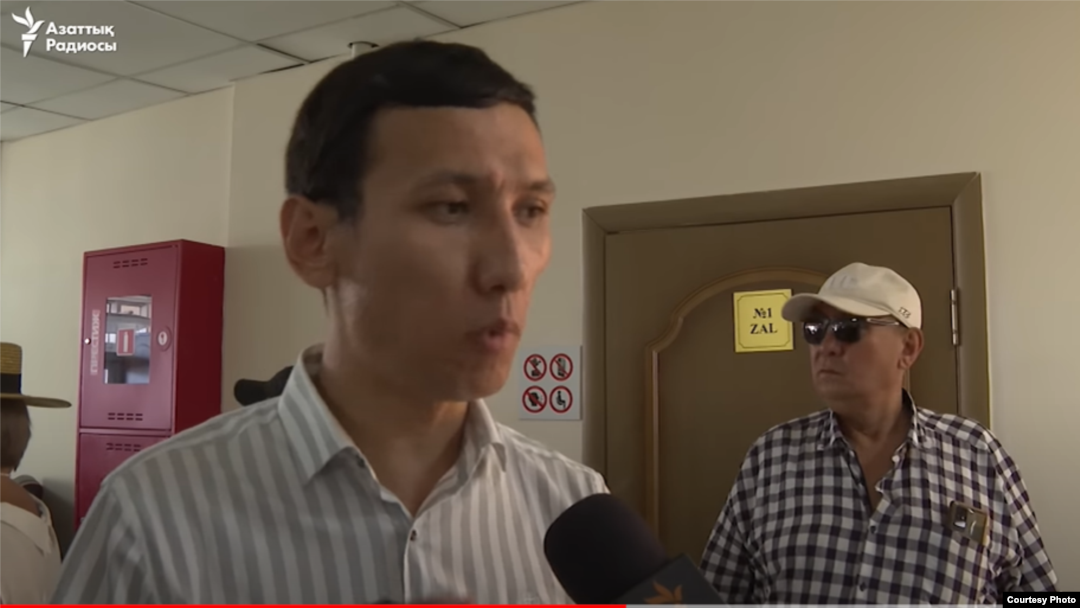 Kazakh activist Abzal Dostiyarov was summoned by police after saying he and others planned a public tribute to fellow activist Aidos Sadyqov, who was shot and killed in a car in Kyiv.