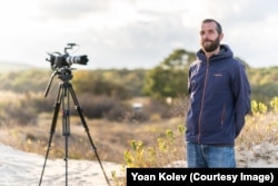  Стоил Димитров по време на фотосите на „ Наука за морето “ 