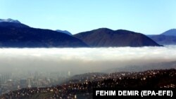 Smog iznad Sarajeva, BiH, 13. novembra 2023.