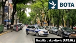 Makinë e policisë në Suboticë të Serbisë - fotografi ilustruese