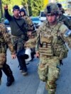 KOSOVO: Injured KFOR soldiers in Zvecan 