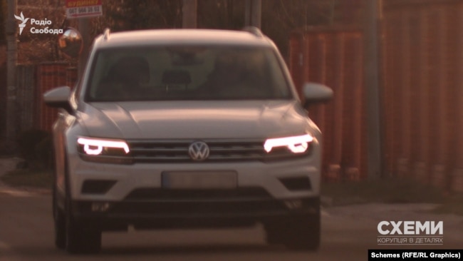 Volkswagen Tiguan 2020 года выпуска, которым владеет тесть Кириленко