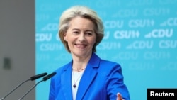 Урсула фон дер Ляйен - кандидат на пост главы Еврокомиссии от ЕНП, куда входит ХДС