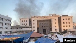 Шпіталь «Аль-Шыфа» ў сэктары Газа, 8 лістапада 2023