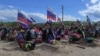 Свежие могилы российских военнослужащих, убитых в Украине, на кладбище вблизи Мурманска