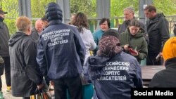 В прифронтовых населенных пунктах оккупированной части Запорожской области продолжается "частичная эвакуация" местных жителей