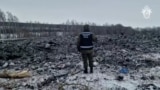 Russia - military plane crash in Belgorod region - Russian Investigative Committee via AP- screen grab