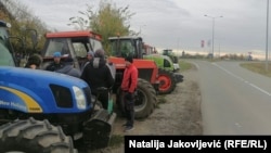 Protest poljoprivrednika u Subotici, 19. novembar 2023.