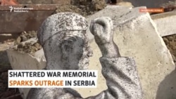 Outrage In Serbia After Chinese Construction Company Destroys War Monument
