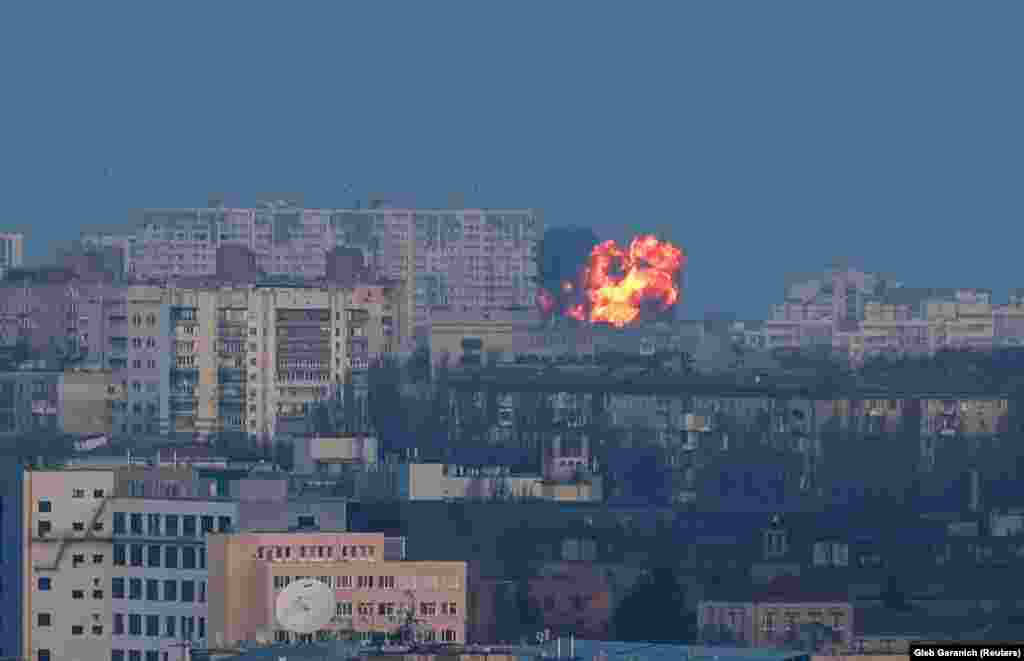 The city of Kyiv is rocked by another explosion. Air defenses mobilized but casualties were&nbsp;reported&nbsp;in various cities in Ukraine.