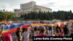 Florina Presada, the executive director of gay rights group Accept, told RFE/RL that "this year's Bucharest Pride drew 25,000 people and was the biggest ever…. The theme was visible love, visible families."