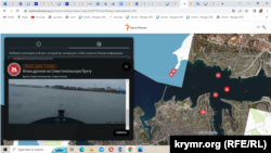 Атака дронів на Севастопольську бухту на карті військових об'єктів Криму