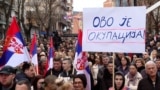 No Dinars, Just Euros: Ethnic Serbs Protest In Northern Kosovo GRAB 1
