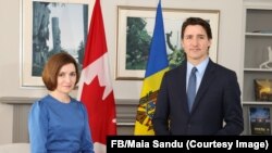 Președinta Maia Sandu și prim-ministrul Canadei, Justin Trudeau, Ottawa, 11 mai 2023. 