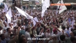 Pakistani Protesters Fear Impact Of Military Operations