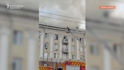 Residential Building Burns After Deadly Russian Attacks On Dnipropetrovsk
