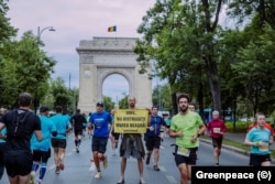 Organizația de mediu Greenpeace a protestat în ultimele luni în mai multe rânduri împotriva exploatării Neptun Deep.