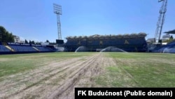 Centralni stadion u Podgorici na kojem su crnogorska reprezentacija, ali i drugi istaknuti klubovi, do sada igrali mečeve (foto: avgust 2024.)