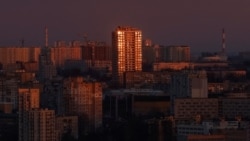 Восход солнца в Киеве, март 2024 года
