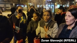 Protest Roma uz tvrdnje o prekoračenju ovlašćenja policije, Beograd, 12. februar 2024.