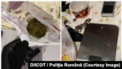 Drogurile găsite la cei doi suspecți de trafic de droguri din județul Neamț, în urma perchezițiilor DIICOT și Poliției Române, după decesul unei tinere de 16 ani.