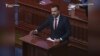Пратенички прашања - Полемика на пратеникот на ВМРО-ДПМНЕ, Миле Лефков, и вицепремиерот Артан Груби