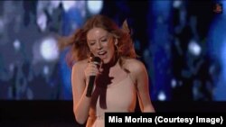 Mia Morina në programin ë talenteve "X Factor".