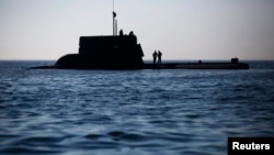 Польская подводная лодка в Балтийском море