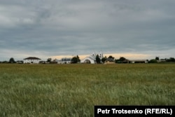 The Catholic church in the village of Ozernoye