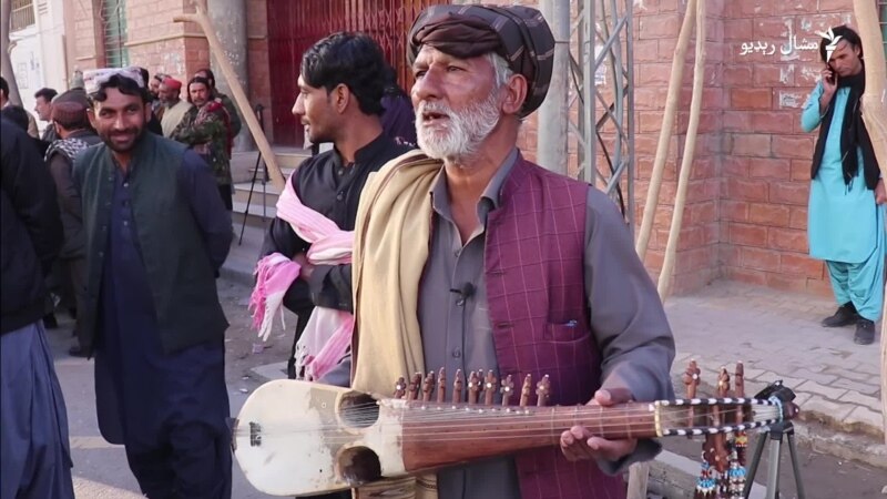 د بلوچستان هنرمندانو د خپلو حقونو لپاره مظاهره کړې ده