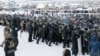 Столкновения протестующих и спецназа в городе Баймаке. Башкортостан, 17 января 2024 года