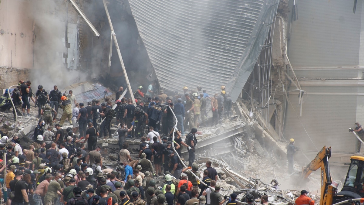 Russian Missiles Target Ukraine, Striking Children's Hospital In Kyiv