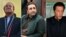 Pakistan's top party leaders: Nawaz Sharif (left), Bilawal Bhutto-Zardari (center), and jailed Imran Khan